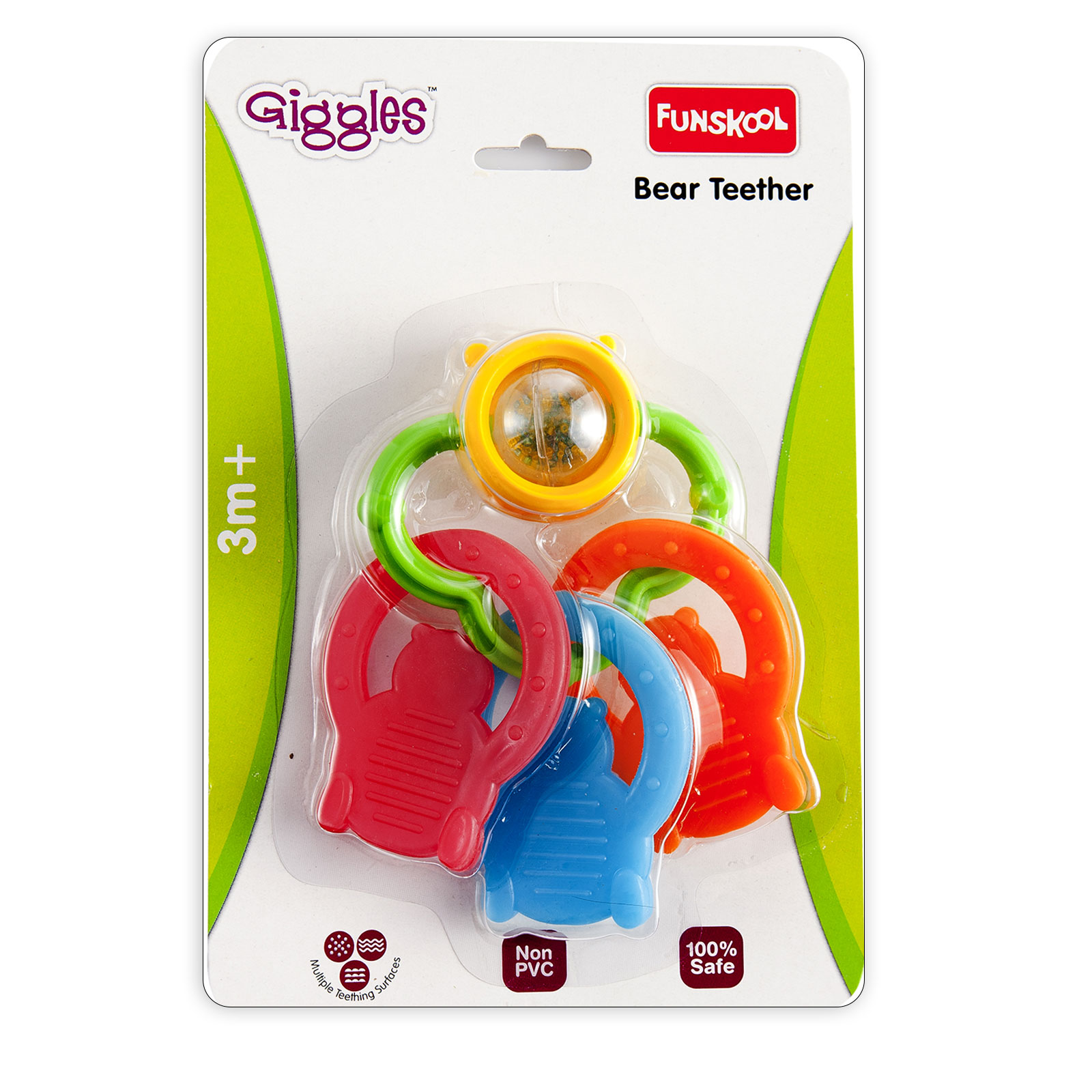 Funskool Giggles Bear Teether Rattle