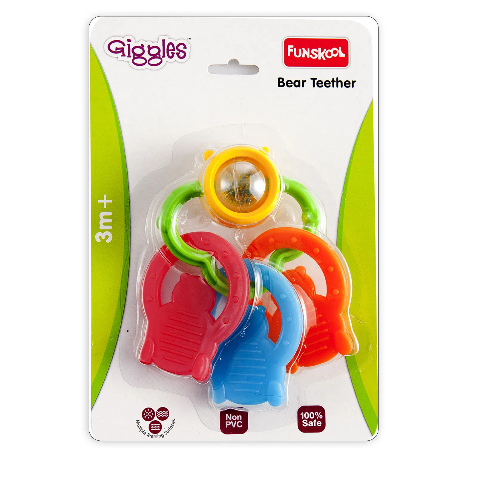 Funskool Giggles Bear Teether Rattle