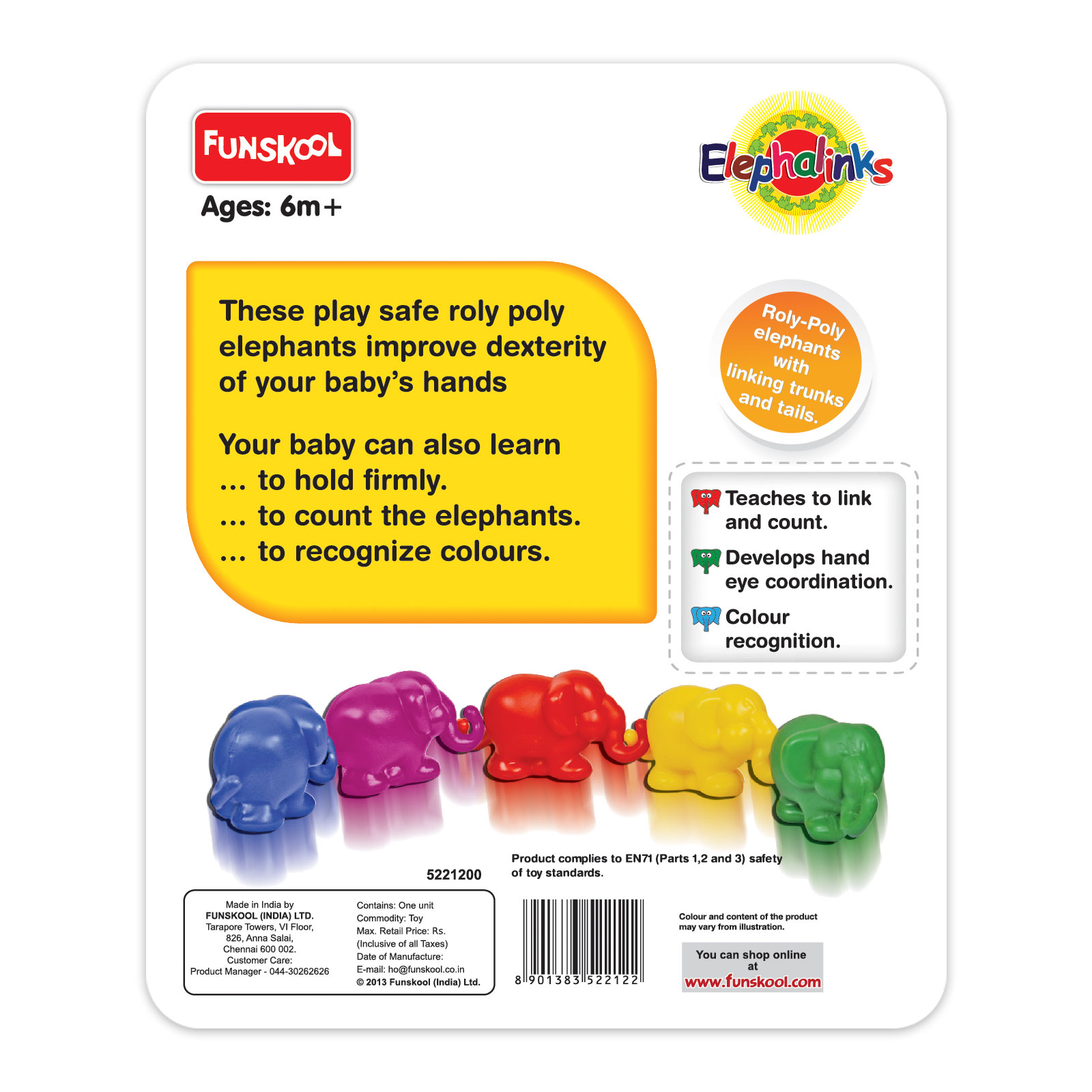 Funskool Giggles Elephalinks