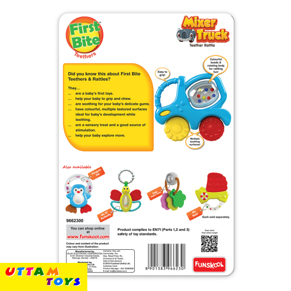 Funskool Giggles Mixer Truck Teether Rattle