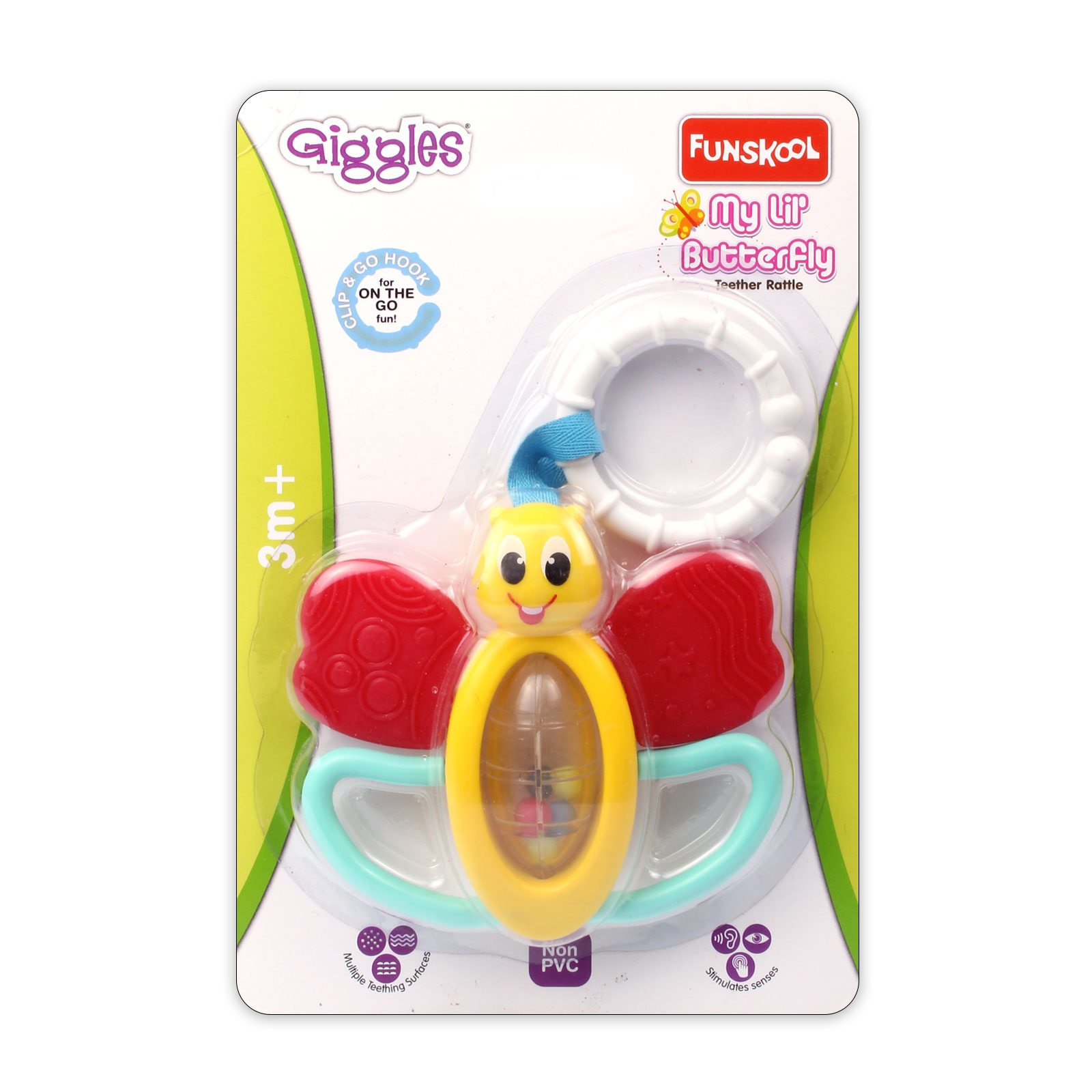 Funskool Giggles My Lil Butterfly Teether Rattle