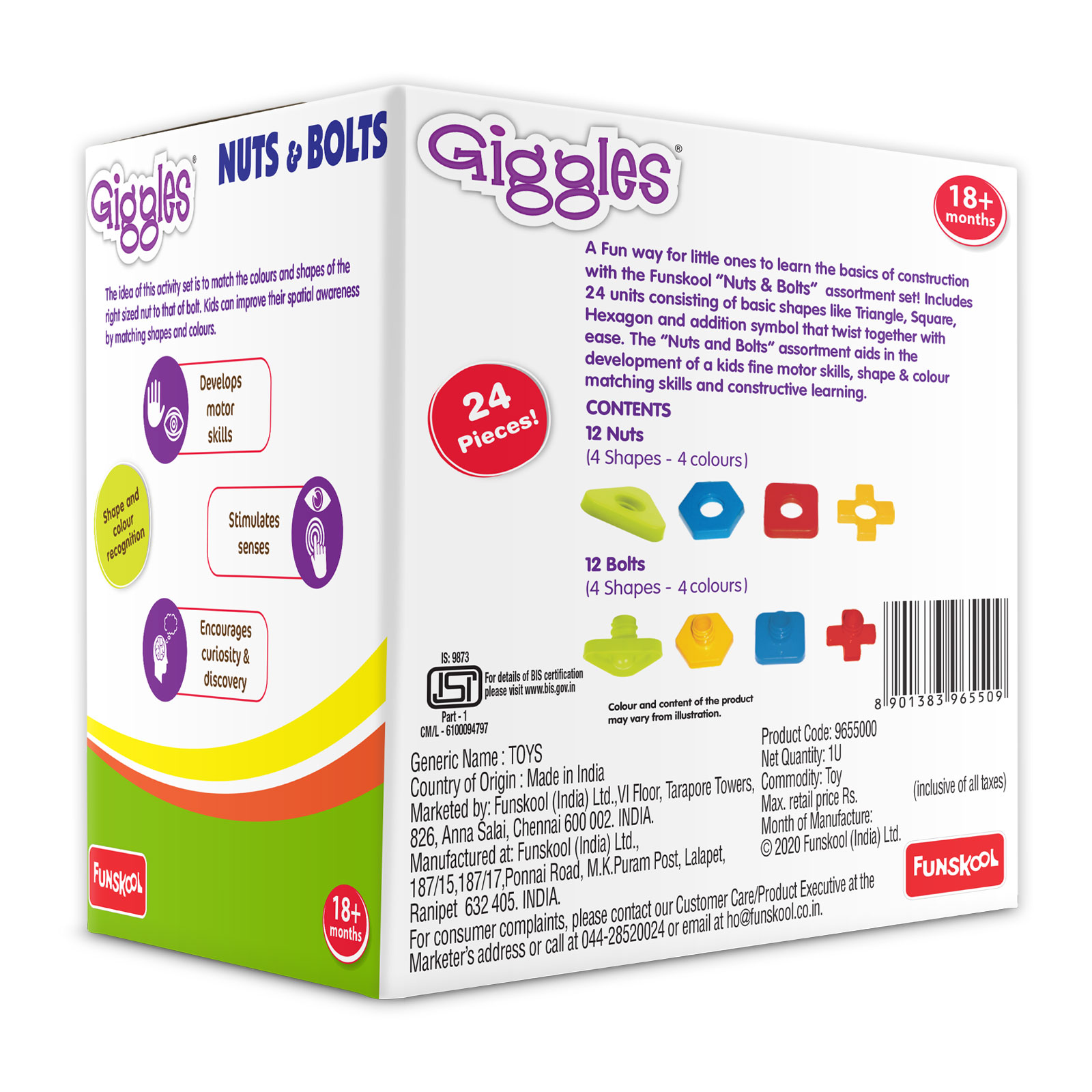 Funskool Giggles Nuts & Bolts