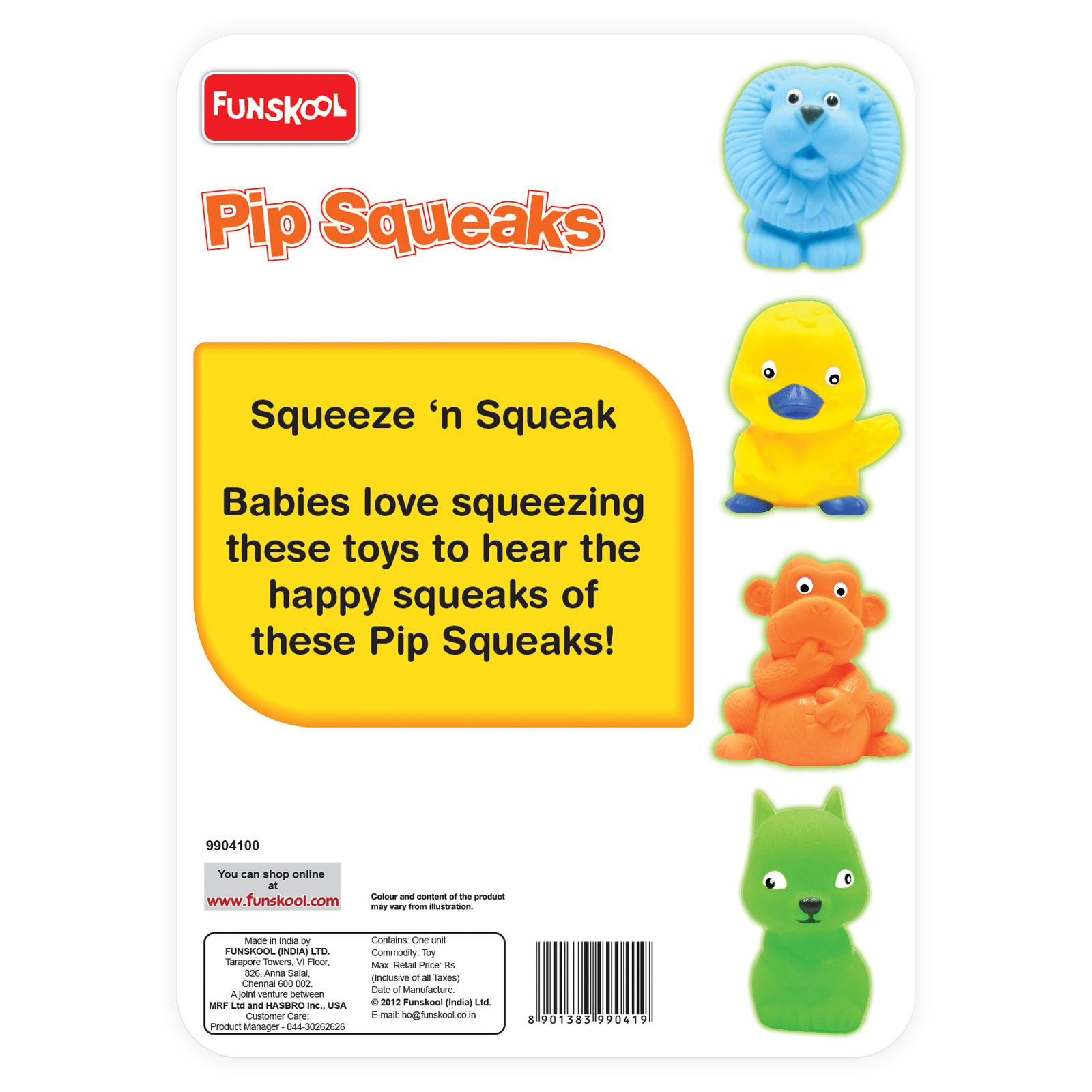 Funskool Giggls Pip Squeak-4S