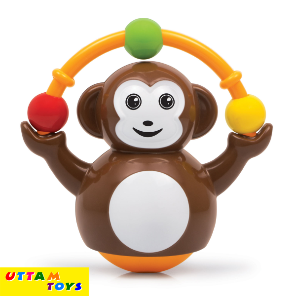 Funskool Giggles Push N Crawl Monkey