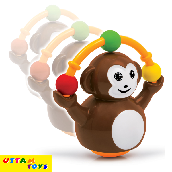 Funskool Giggles Push N Crawl Monkey