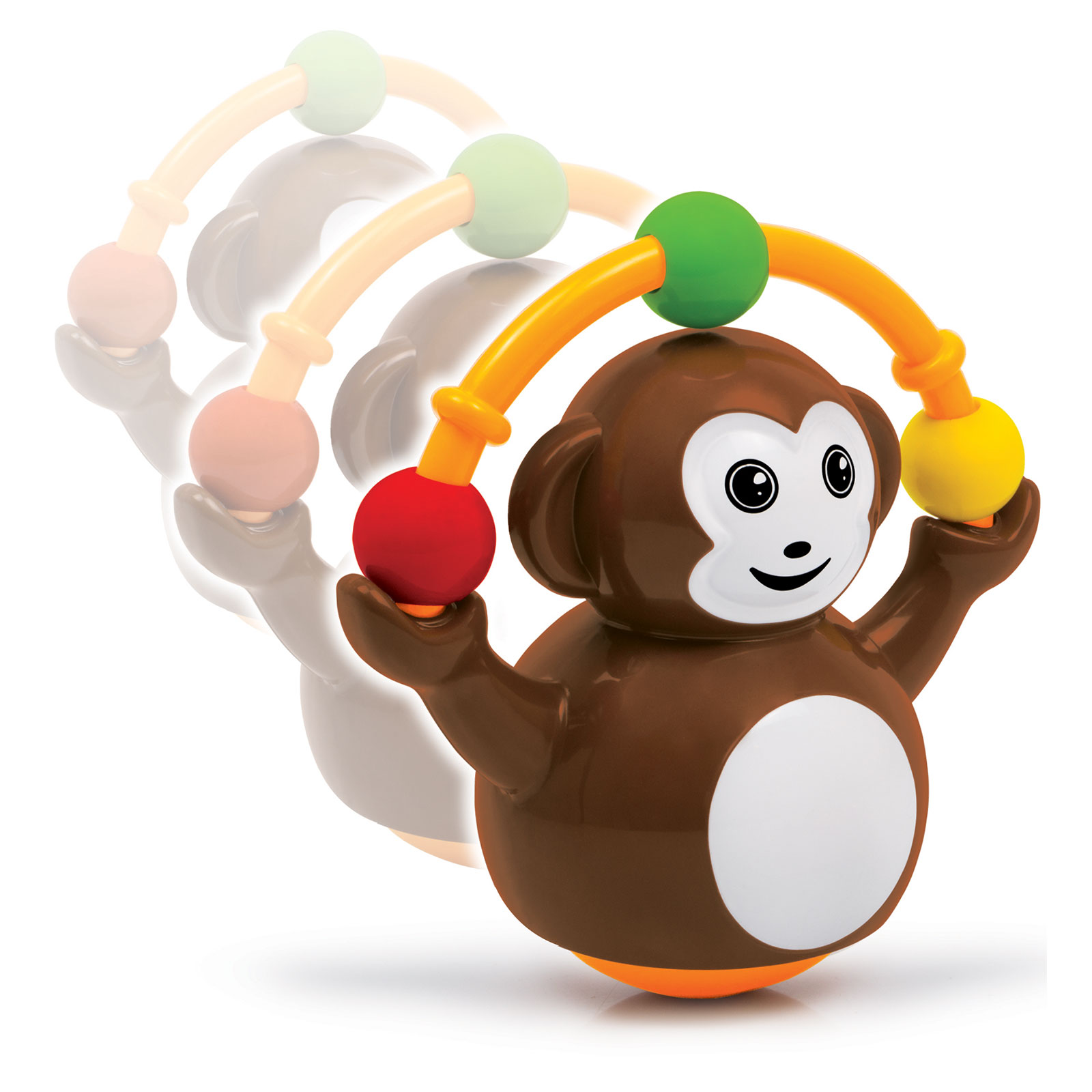 Funskool Giggles Push N Crawl Monkey