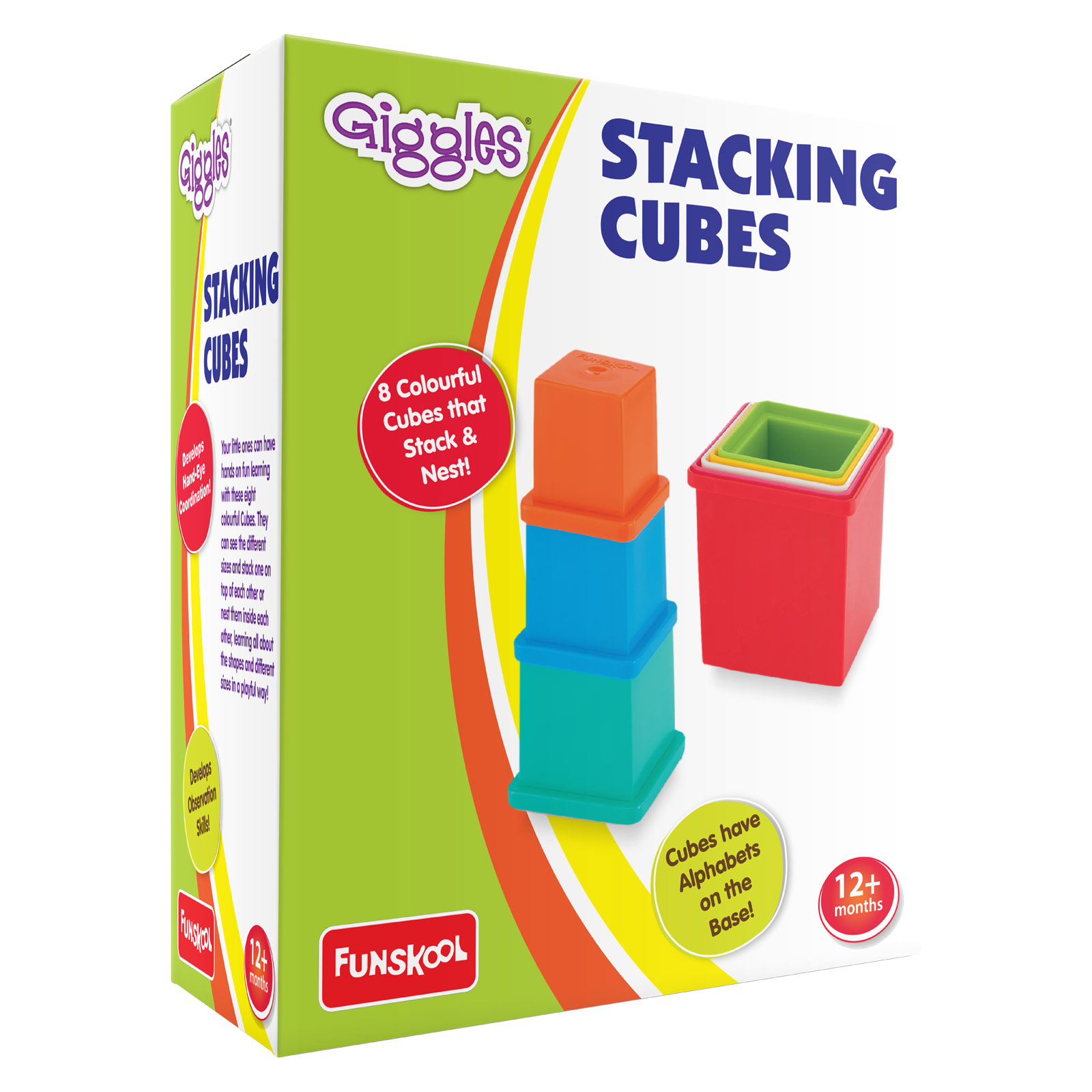 Funskool Giggles Stacking Cubes