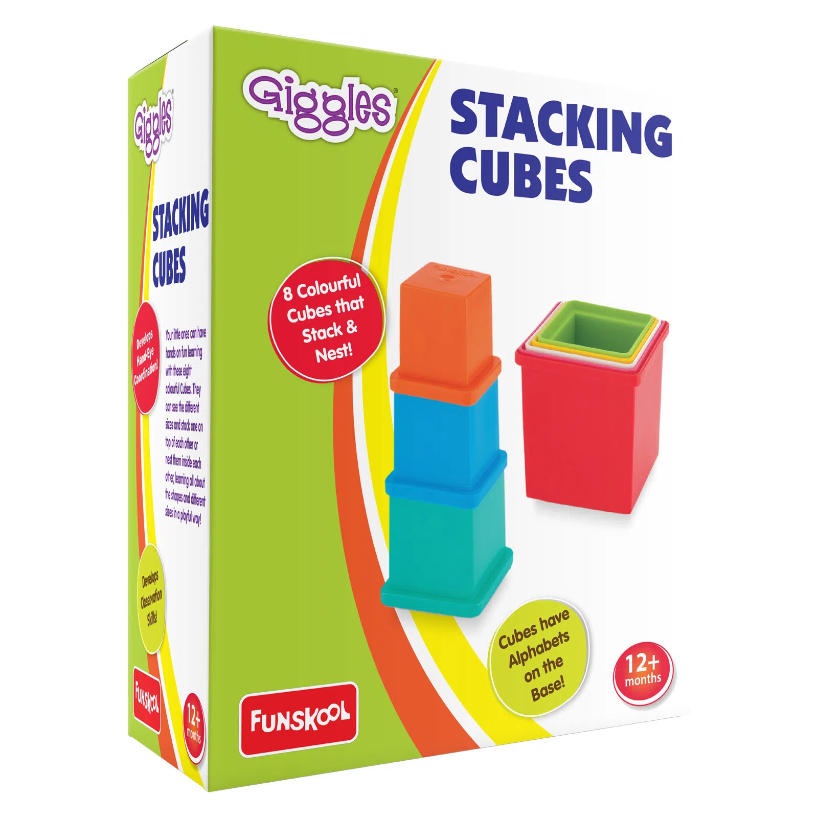 Funskool Giggles Stacking Cubes