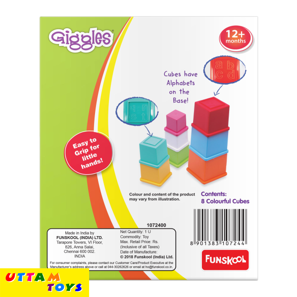 Funskool Giggles Stacking Cubes