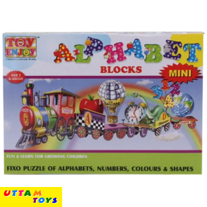Toyenjoy Multicolor Alphabet Blocks Mini