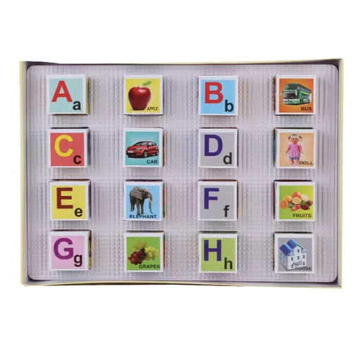 Toyenjoy Multicolor Alphabet Blocks Mini