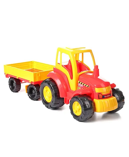 Friction Powered Anand Toy Tractor With Trolley