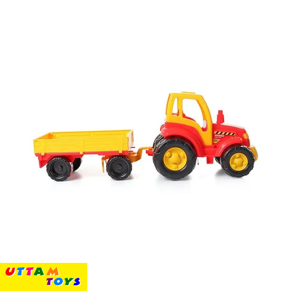Friction Powered Anand Toy Tractor With Trolley