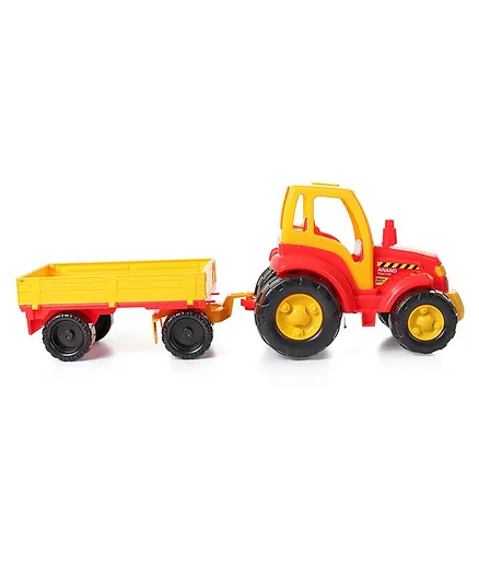 Friction Powered Anand Toy Tractor With Trolley