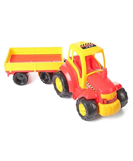 Friction Powered Anand Toy Tractor With Trolley