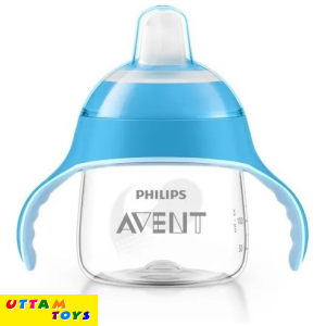 Philips Avent Premium Spout Cup White and Light Blue Sipper Bottle 200 ML