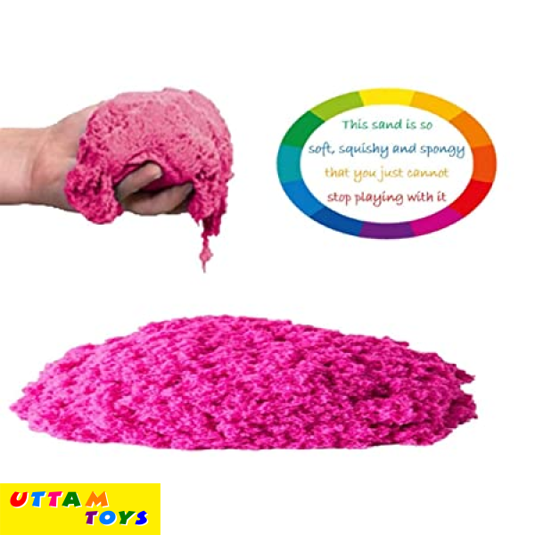 AWALS Miracle Sand for Kids Let Your Child Enjoy Smooth and Non Stick Indoor Art Project Squeezable Sand for Children |Sand Art Craft for Kids |Sand Clay for Kids |( 1 Assorted Color in Box )