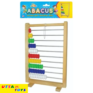 Awals Abacus Counting Frame Wooden 55 Beads with 10 Wire