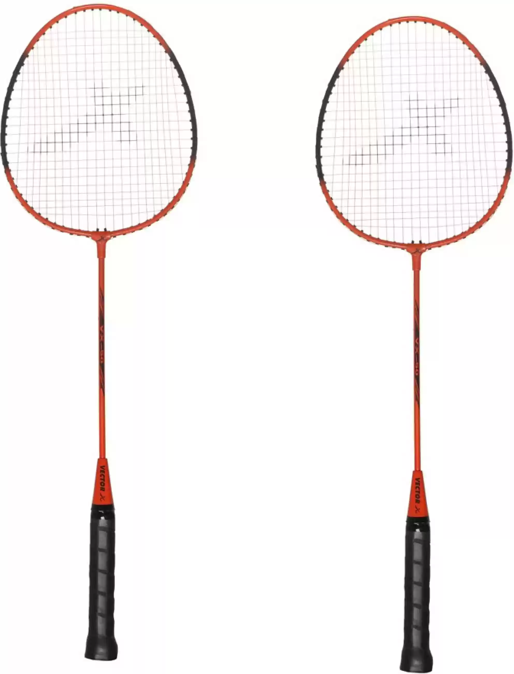 Vector X Aluminum VX-50 Set of 2 Badminton Racquet for Seniors (Multicolor)
