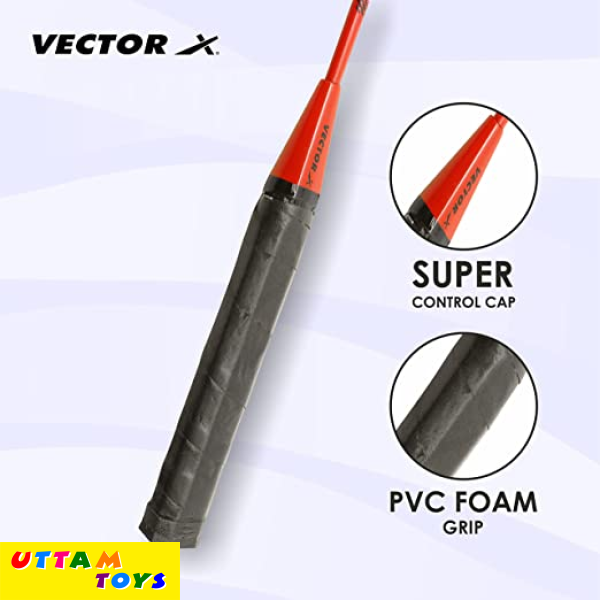 Vector X Aluminum VX-50 Set of 2 Badminton Racquet for Seniors (Multicolor)