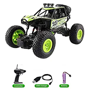 Uttam Toys Remote Control Rock Crawler Four Wheel Drive 1:20 Plastic Alloy Body Rock Climber High Speed Monster Racing Car