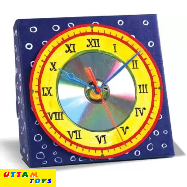 ToyKraft Create A Real Clock (Multicolor)