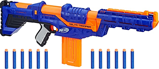 Uttam Toys Nerf Kid's N-Strike Elite Delta Trooper Combat Blaster with Darts
