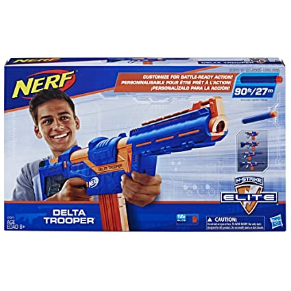 Uttam Toys Nerf Kid's N-Strike Elite Delta Trooper Combat Blaster with Darts