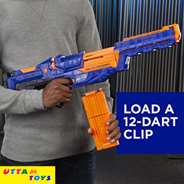 Uttam Toys Nerf Kid's N-Strike Elite Delta Trooper Combat Blaster with Darts