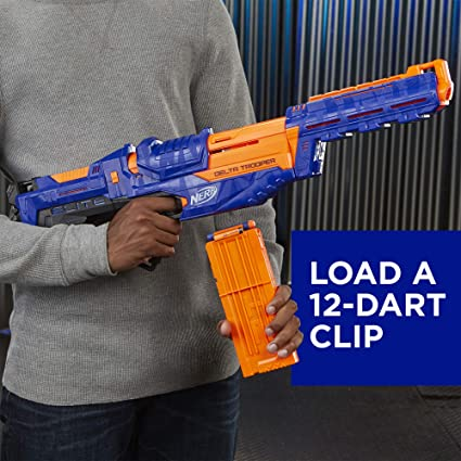 Uttam Toys Nerf Kid's N-Strike Elite Delta Trooper Combat Blaster with Darts