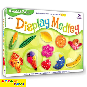 ToyKraft: Mould & Paint Kit - Display Medley for Kids