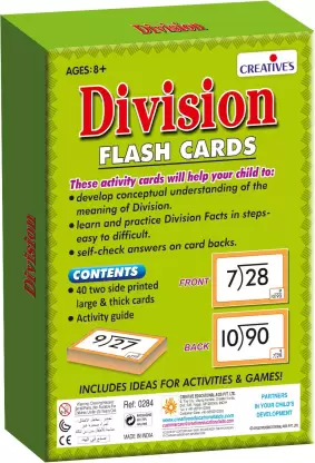 Creatives Division Flash Cards (Multicolor)