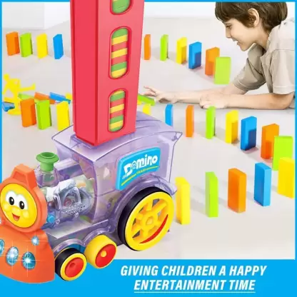 Uttam Toys Domino Funny Train Choochoo 60 Pcs