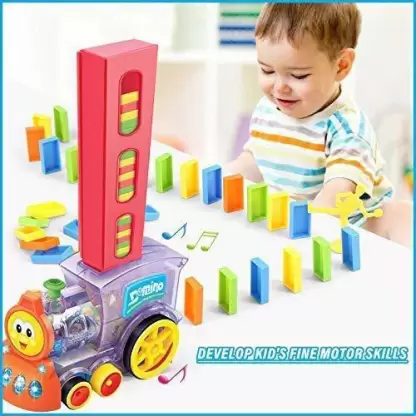 Uttam Toys Domino Funny Train Choochoo 60 Pcs