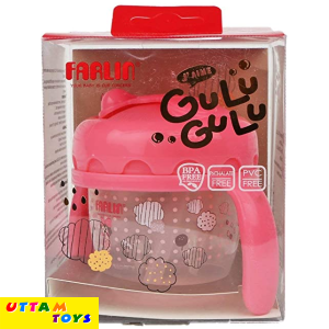 Farlin Gulu Gulu Straw Drinking Cup 120Ml (Pink)