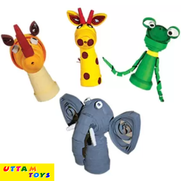 ToyKraft Paper Quality Finger Puppets Animals