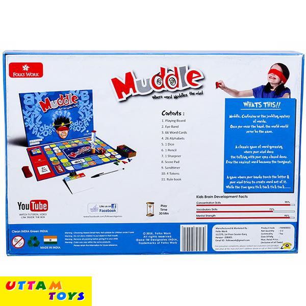 Folks Work Muddle Word Board Game