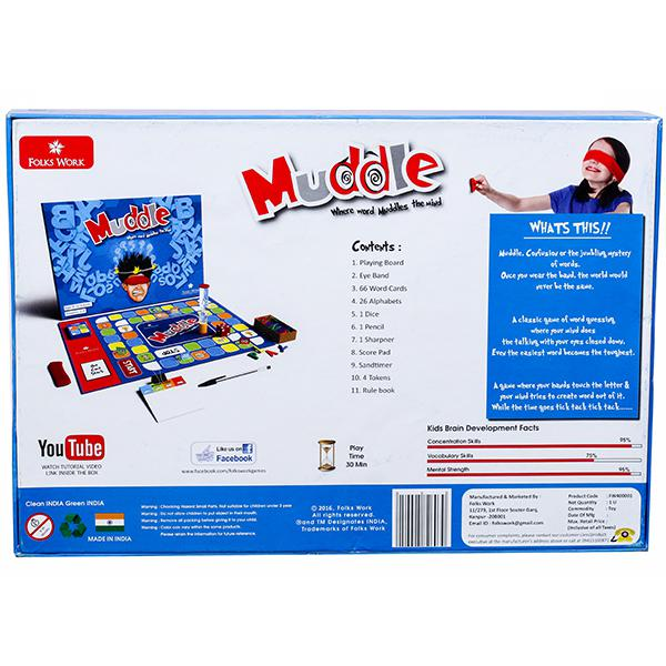 Folks Work Muddle Word Board Game