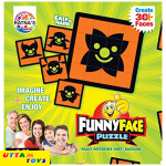 Ratnas Funny Face Cubes Puzzle to Imagine, Create & Enjoy