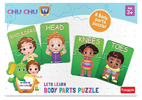 Funskool Chu Chu Tv - Lets Learn Body Parts Puzzle