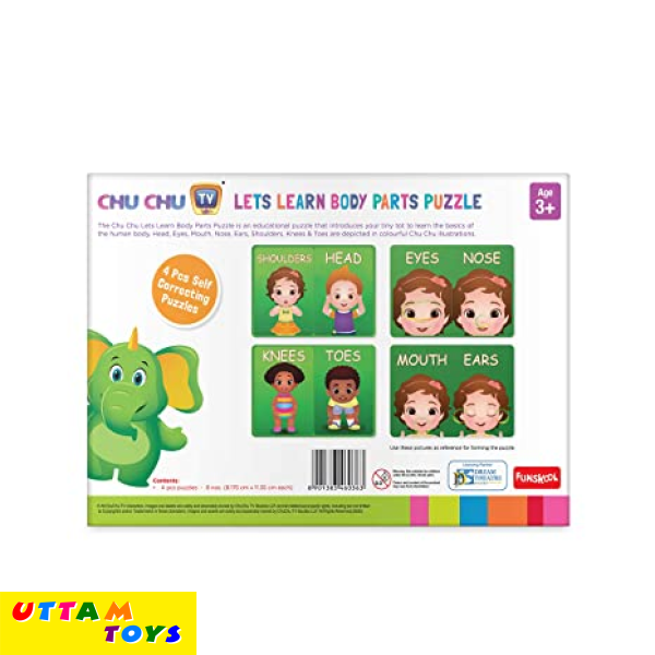 Funskool Chu Chu Tv - Lets Learn Body Parts Puzzle