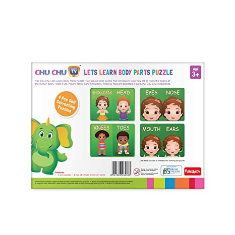 Funskool Chu Chu Tv - Lets Learn Body Parts Puzzle