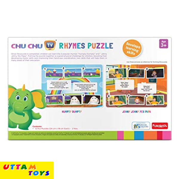 Funskool Chu Chu Tv - Rhymes Puzzle