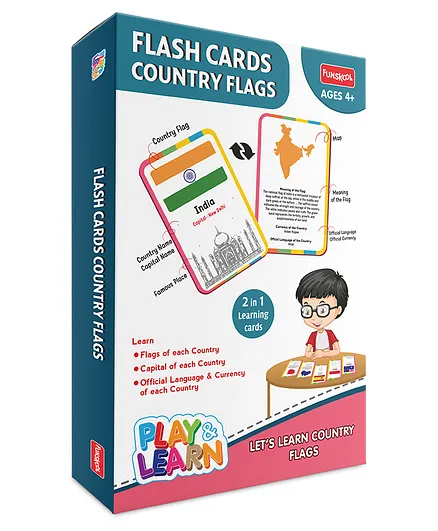 Funskool Play & Learn-Country Flags