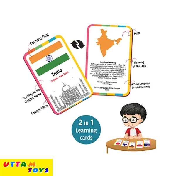 Funskool Play & Learn-Country Flags