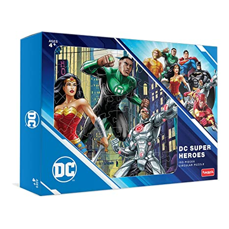 Funskool Play & Learn - DC Superhero Puzzle, 103 Pcs