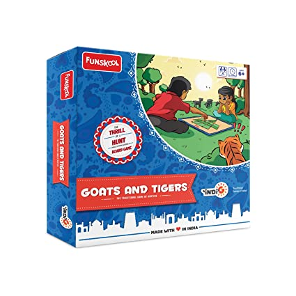 Funskool Goats & Tigers,Traditional Indian Game,Aadu Puli Attam