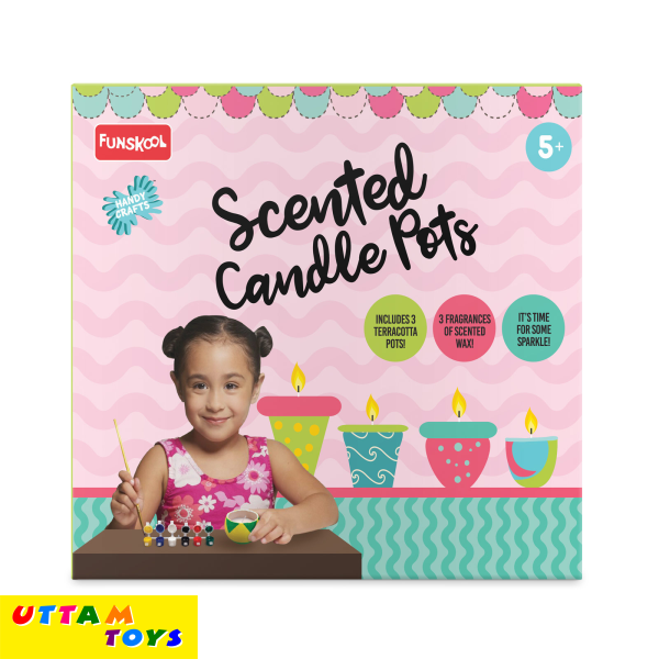 Funskool handy Crafts Scented Candle Pots