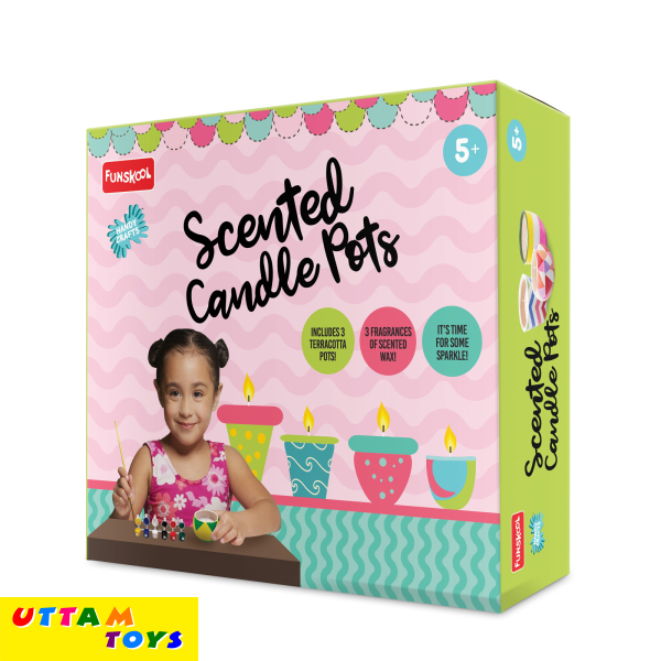 Funskool handy Crafts Scented Candle Pots