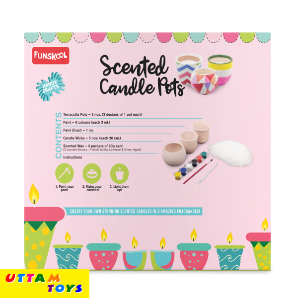 Funskool handy Crafts Scented Candle Pots